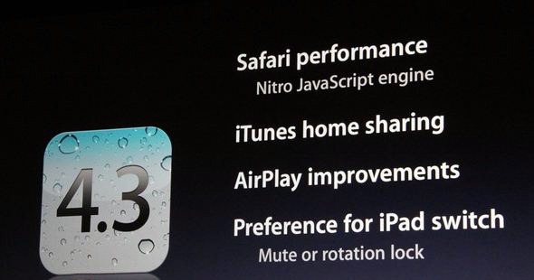 Features of iOS 4.3